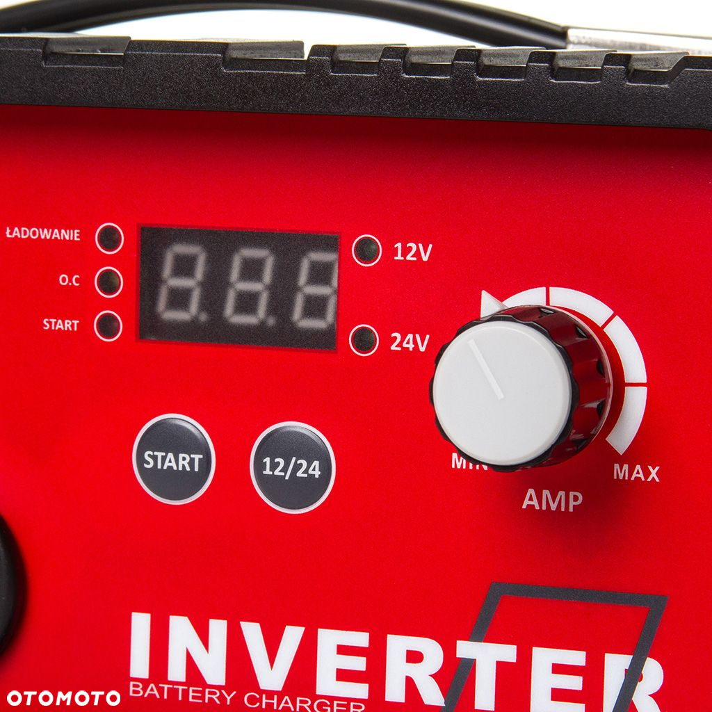 PROSTOWNIK INWERTOROWY 12V 24V ROZRUCH ŁADOWANIE AKUMULATORÓW 200A M89380 - 11
