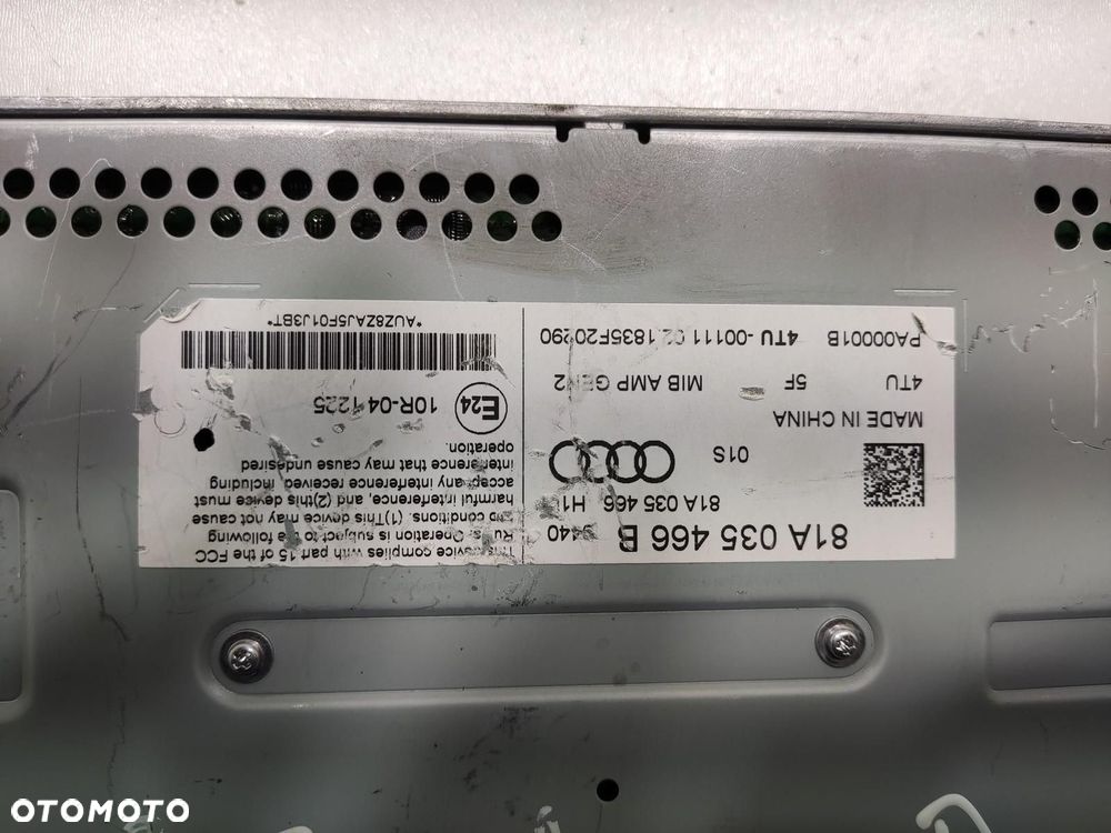 WZMACNIACZ AUDIO BANG OLUFSEN AUDI A3 8V 2012-2016 81A035466B - 4