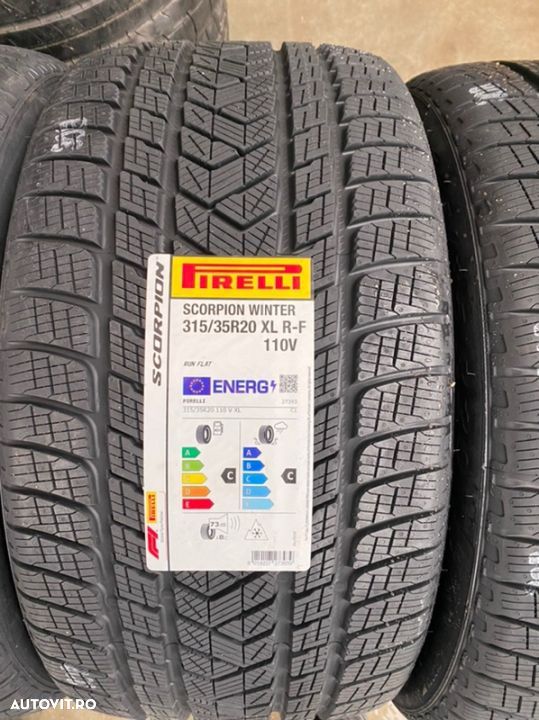 vand set anvelope 275/40/20-315/35/20 pirelli runflat de iarnă noi - 3