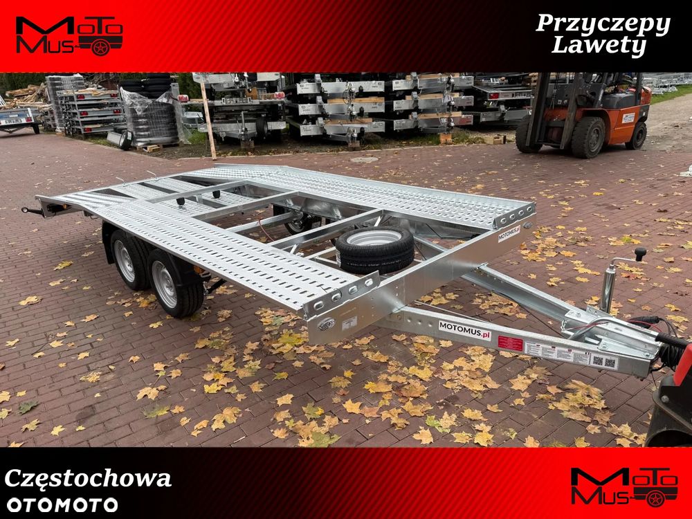 Niewiadów Laweta Niewiadów Boro Jupiter 4,5x2,1m DMC 2700 kg raz łamana mocna spawana DOSTAWA MOTOMUS - 1