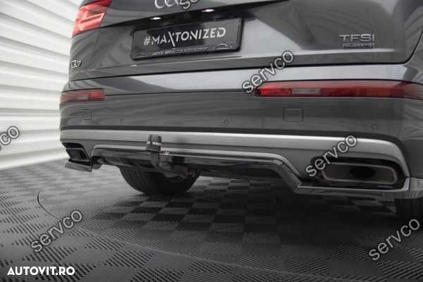 Prelungire splitter bara spate Audi Q7 Mk2 2015-2019 v4 - 5