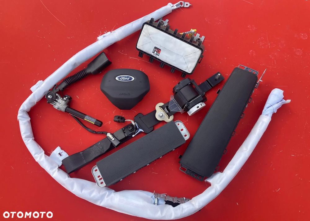 FORD TOURNEO CONNECT TRANSIT MK3 PODUSZKA POWIETRZNA KIEROWCY AIRBAG FOTELA W FOTEL PASAŻERA KURTYNA KURTYNY ORYGINAŁ DESKA PASY PAS USA KANADA EU NOWA NEW NEU NEV Raz2 - 1