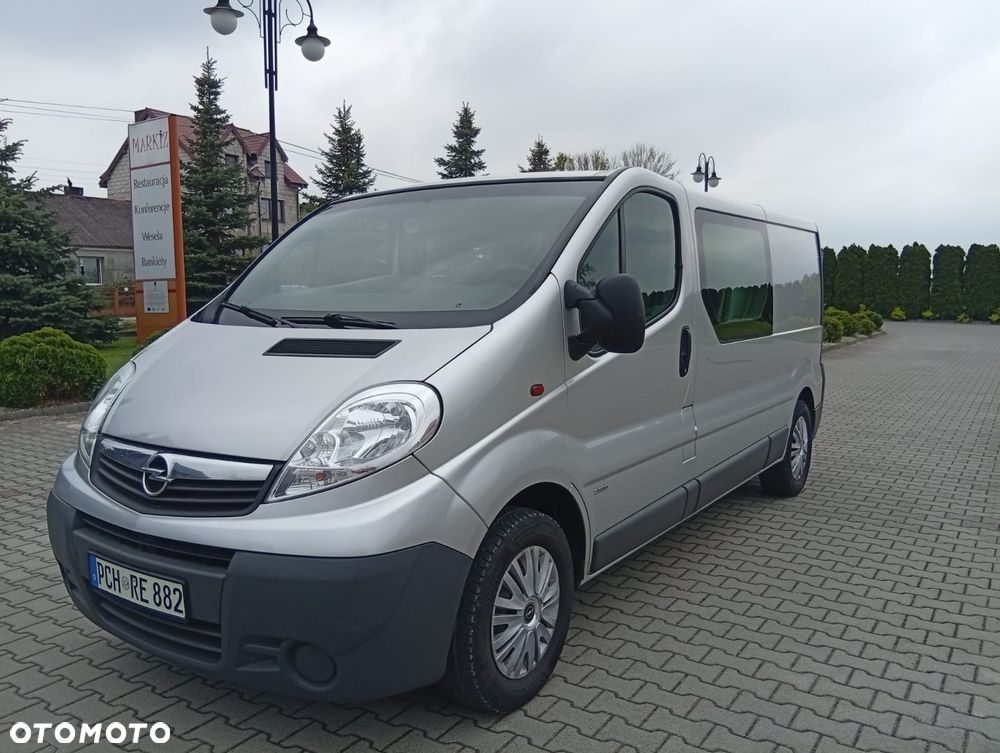 Opel VIVARO L2H1 Long Klima Elektryka Dubel Kabina 6os. Brygadówka - 13
