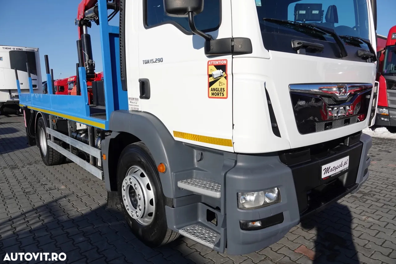MAN TGM 15 .290 / HDS HC 190 + FORATOR 2 mb / FORMAT / RADIO CONTROL / EURO 6 / MANUAL / 2019 - 5