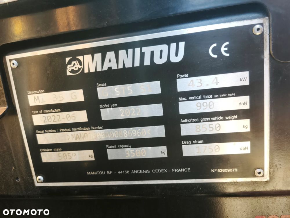 Manitou Manitou MI 35 G ST5 - 5