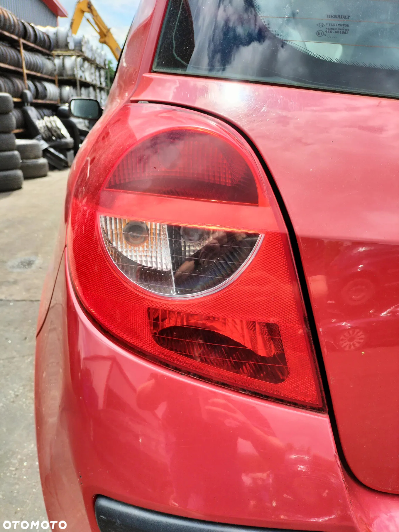 KLAPA BAGAŻNIKA RENAULT CLIO III 1.5 DCI 05-09r PRZED LIFT KOD LAK. OV727 - 3