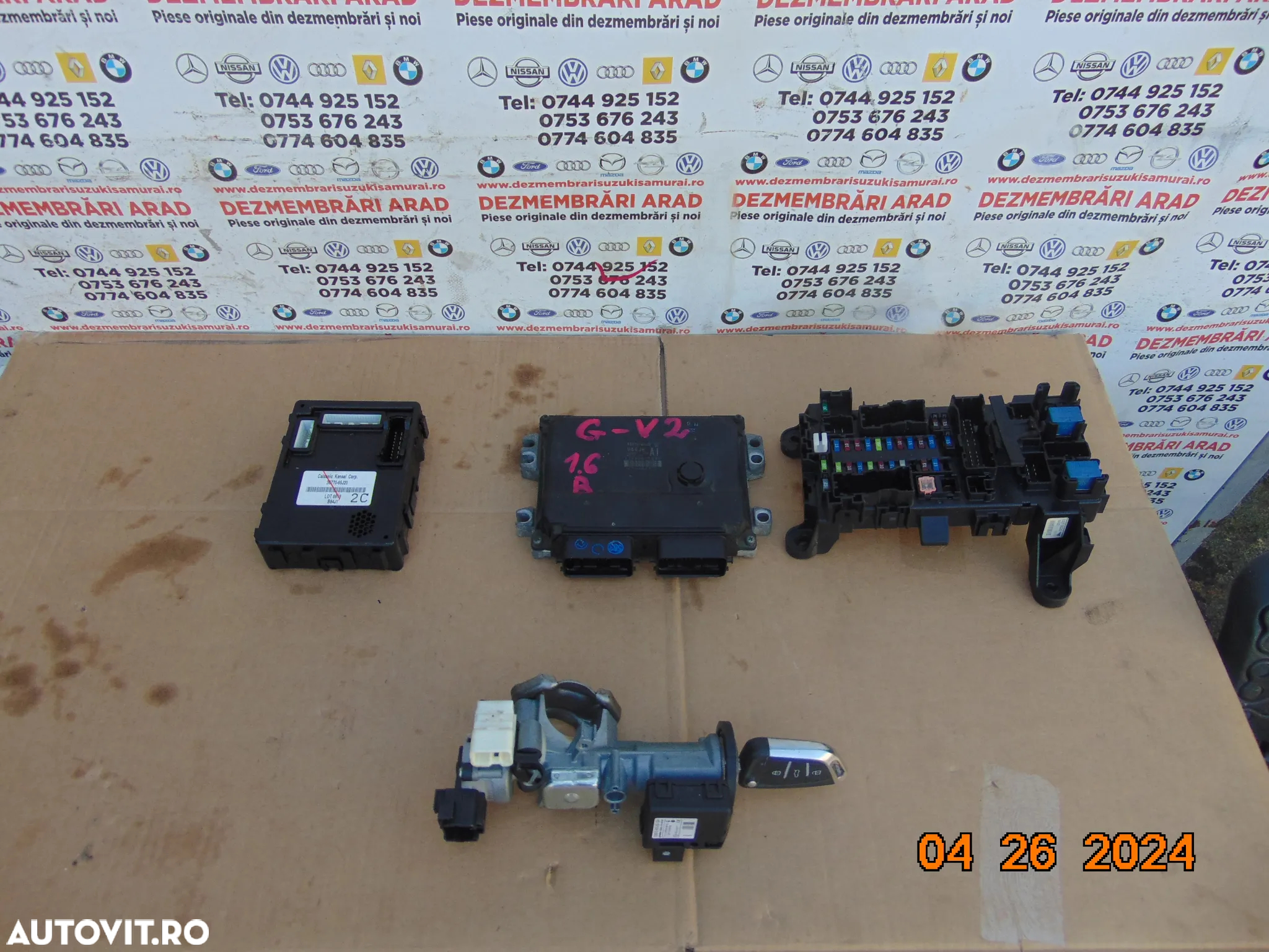 Kit pornire Suzuki vitara 1.6 benzina 2005-2012 grand vitara ecu - 2