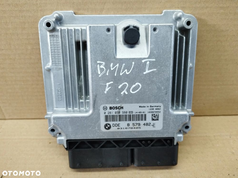 BMW F20 ZESTAW STARTOWY KOMPUTER KLUCZYK STEROWNIK FEM 116d N47N - 2