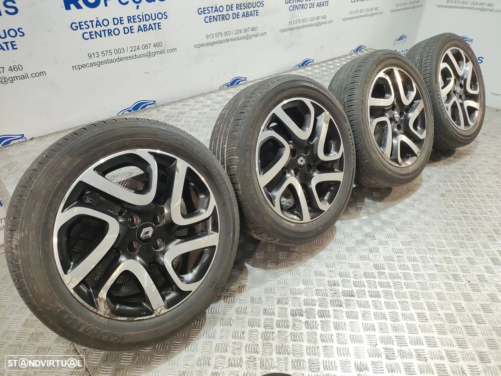 Conjunto de jantes 17 Renault Captur Mk1 6,5J ET40 4x100 Original - 3