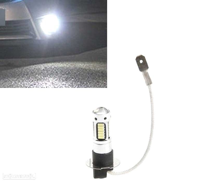 KIT DE LUZES DE NEVOEIRO LED H3 60 WATTS CANBUS 30 SMD 6000 K - 2