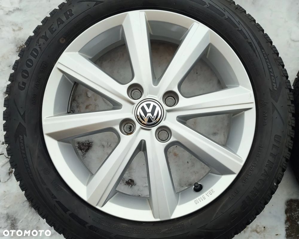 Koła Zimowe Felgi Aluminiowe Oryg. Vw UP Skoda Citigo Seat Mii Goodyear 165/65/15 4x7,9mm 2021 rok Idealne!! Starogard Gdański - 2