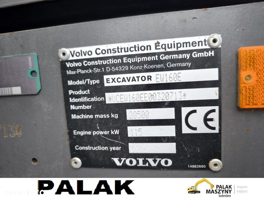 Volvo Koparka Kołowa EW 160 - 29