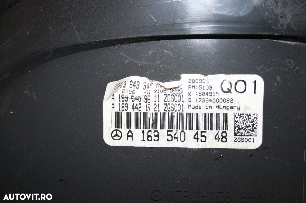 Ceasuri Bord Mercedes A Class w169 B Class W245 Automat - 1