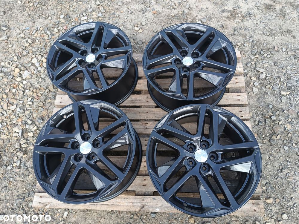 peugeot 308 t9 felgi 18" 5x108 et48 8j jak nowe grafit 9677989877 - 1