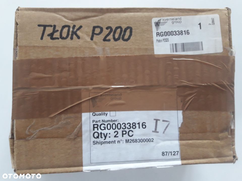 Opryskiwacz RAU, pompa P200, tłok pompy Altek P2020 - 8