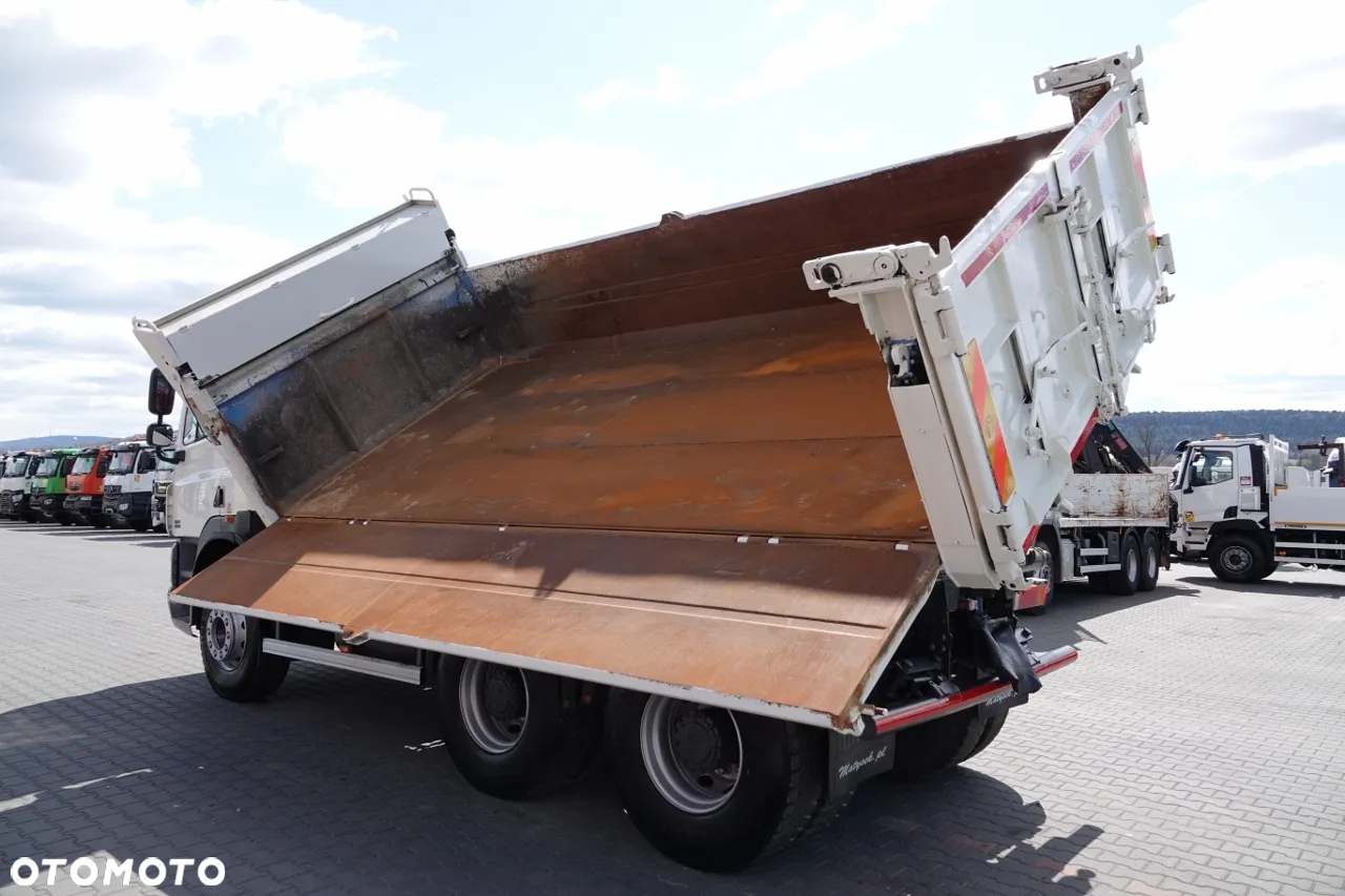 DAF CF 85.410 / 6X4 / WYWROTKA 2 STR / BORDMATIC / HYDROBURTA / MANUAL / SPROWADZONY - 6