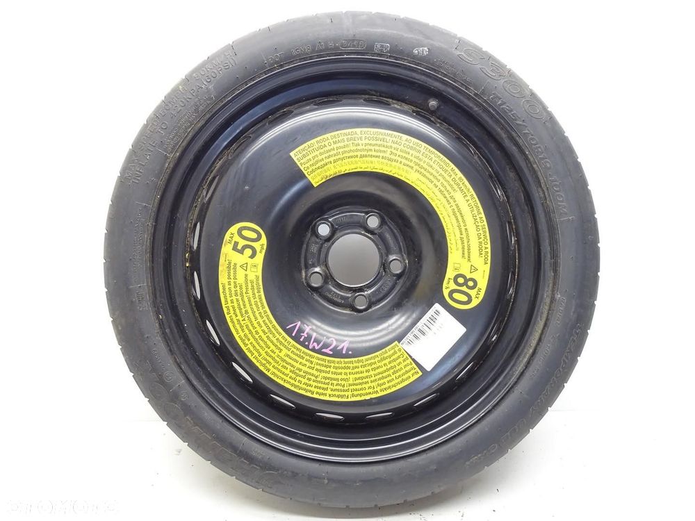KOŁO DOJAZDOWE ZAPASOWE 125/70R19 5X112 ET 22 8W0601027 AUDI A4 B9 8W - 1
