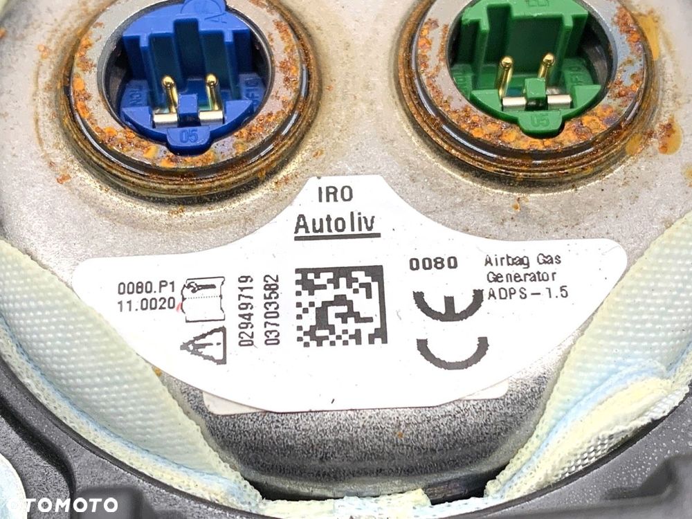 PODUSZKA POWIETRZNA KIEROWCY  RENAULT MEGANE IV sedan 2016 - 2022 1.3 TCe 140 (LVNB) 103 kW [140 KM] - 5