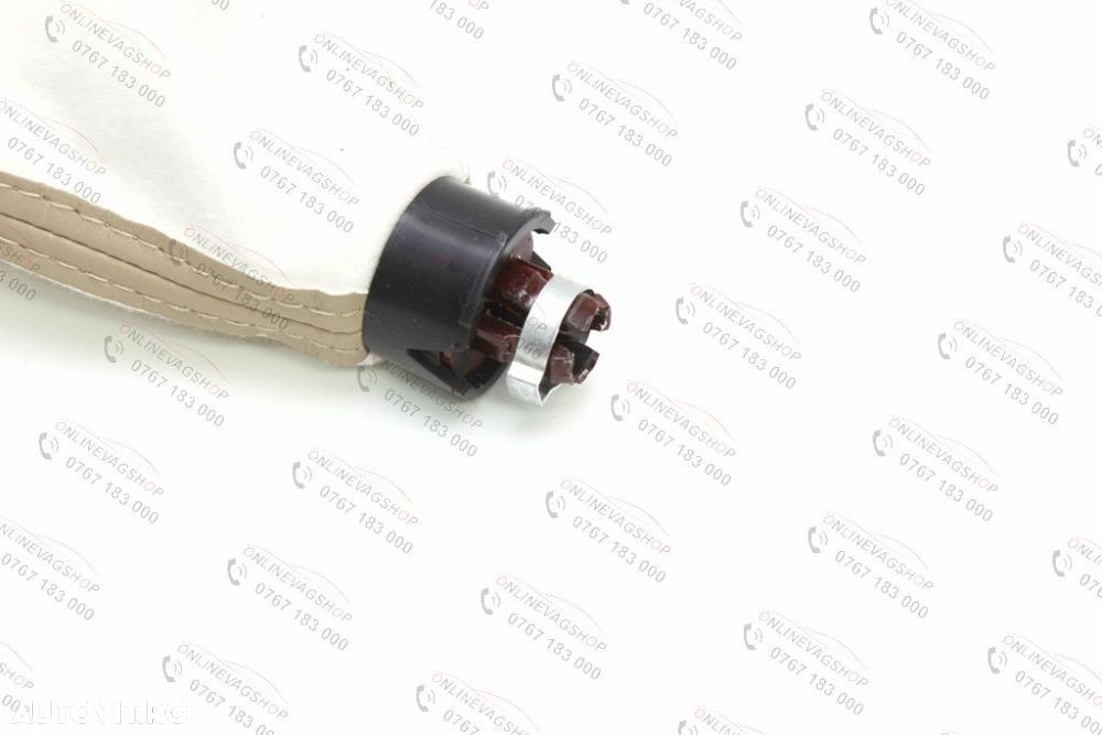 Manson negru/crem nuca schimbator Mahon pt VW Passat 3BG in 5/6 viteze - 4