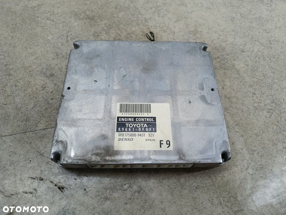 KOMPUTER,STEROWNIK TOYOTA COROLLA VERSO II 89661-0F091 MB175800-9431  DENSO - 1