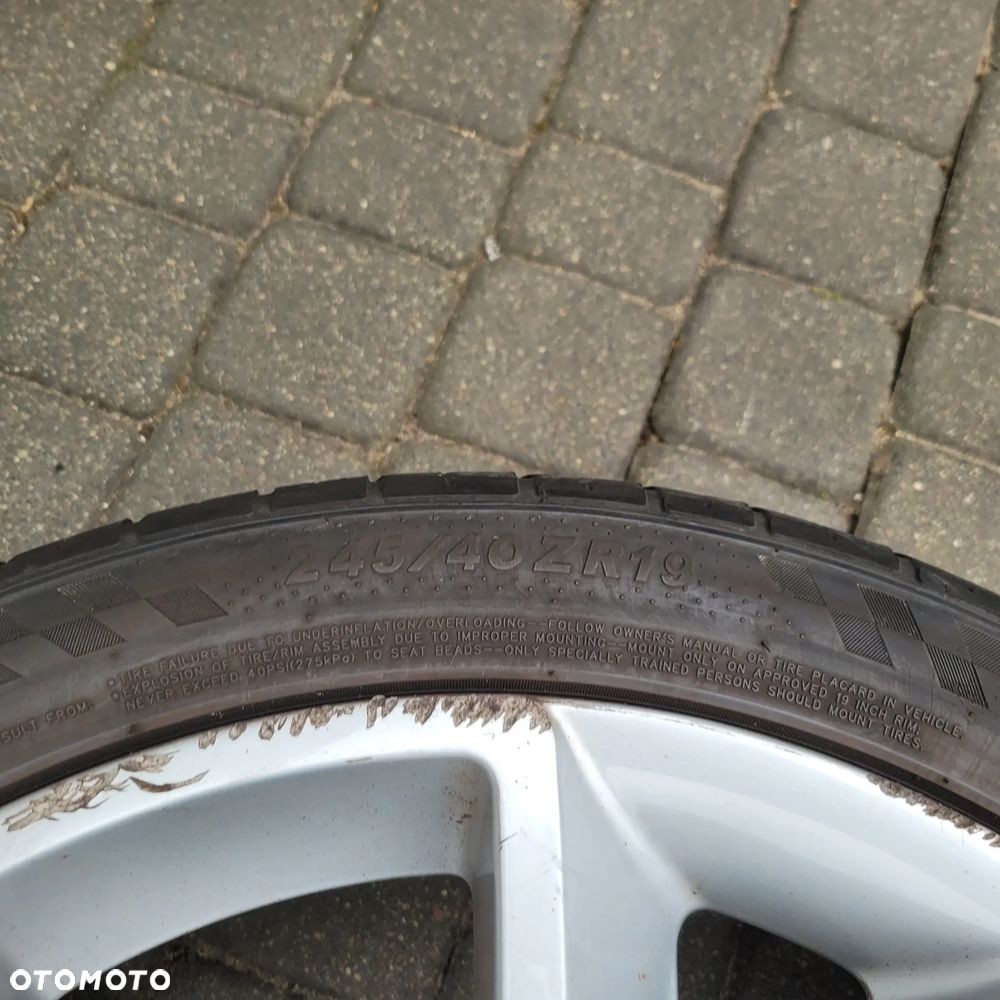 CITROEN C5 III LIFT X7 FELGI ALUMINIOWE ALUSY KOŁA 19 CALI 5X108 LATO - 12