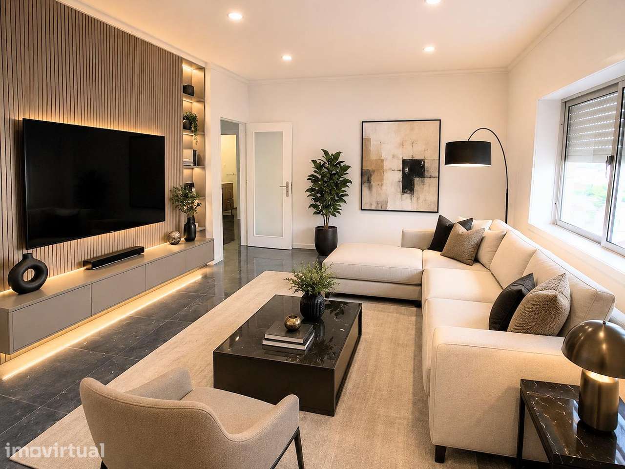 Apartamento T3 | Remodelado | Elevador | 3 Varandas | Lugar Garagem - Grande imagem: 3/34