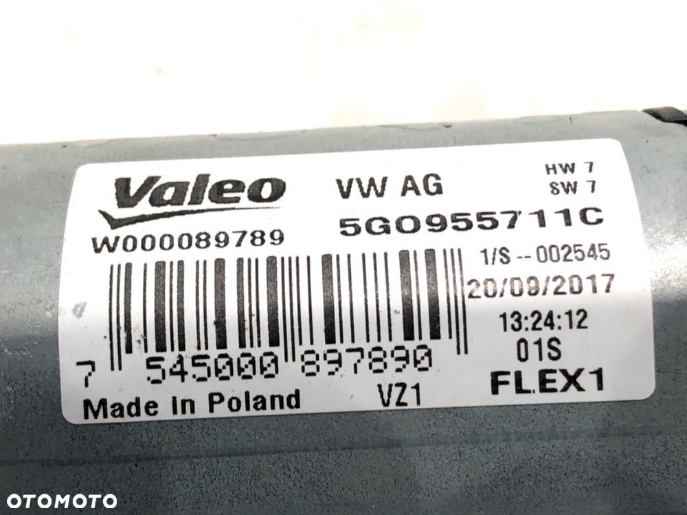 SILNIK WYCIERACZEK TYŁ  VW TOURAN (5T1) 2015 - 2022 1.8 TSI 132 kW [180 KM] benzyna 2015 - 2022 - 4