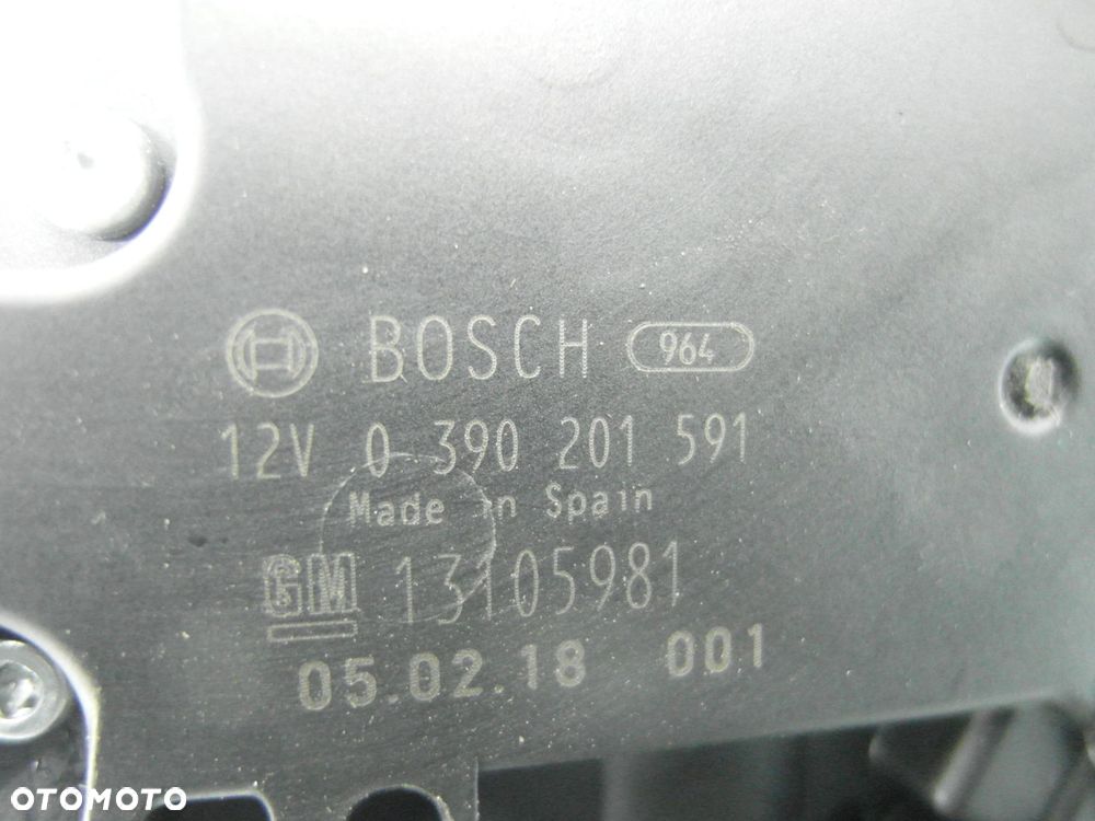 SILNICZEK WYCIERACZKI TYŁ OPEL ASTRA III H Kombi 0390201591 13105981 - 5