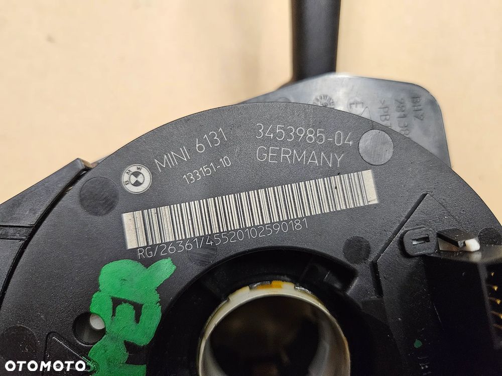 Mini Cooper R55 R56  przełącznik świateł wycieraczek taśma pod kierownice 3453895-03 04 - 2