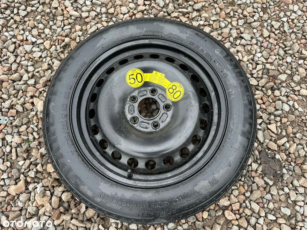 Koło Dojazdowe Dojazdówka Volvo V50 Audi A4 A5 A6 A7 A8 VW GOLF Subaru Forester - 3