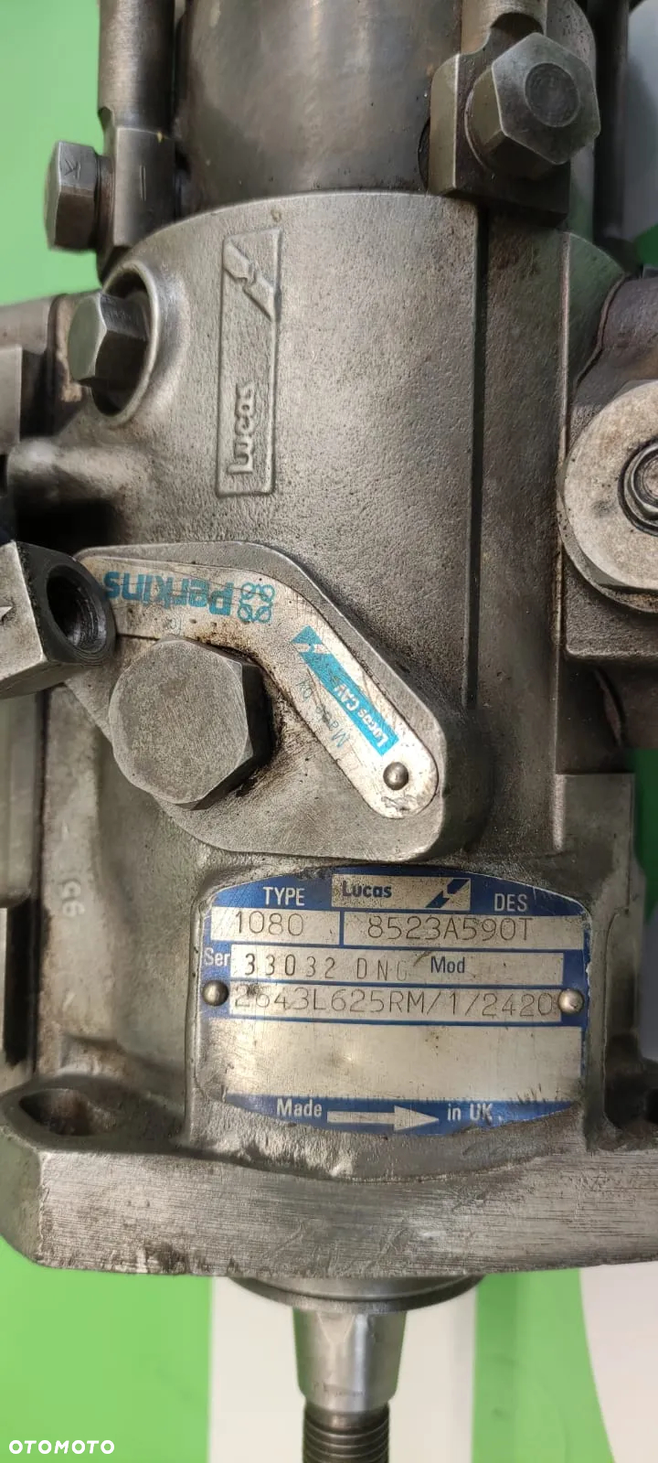 Pompa wtryskowa paliwa 8523A592T  523A591T  Delphi 1080 Perkins JCB 530-140 - 6