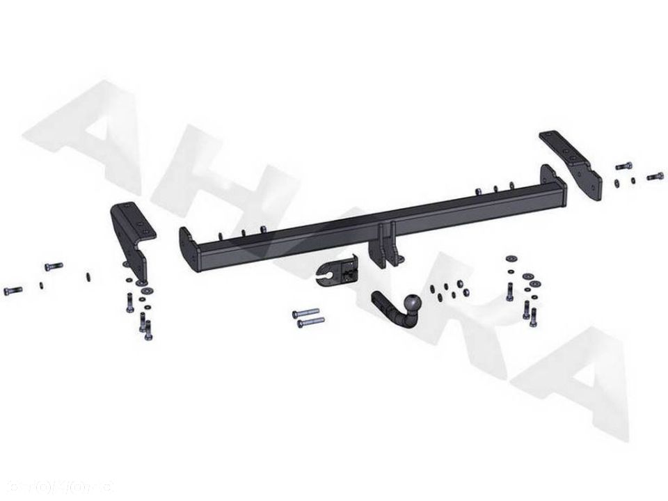 Hak Holowniczy Odkręcany Do Volvo V70 Kombi 2004-2007 - 3