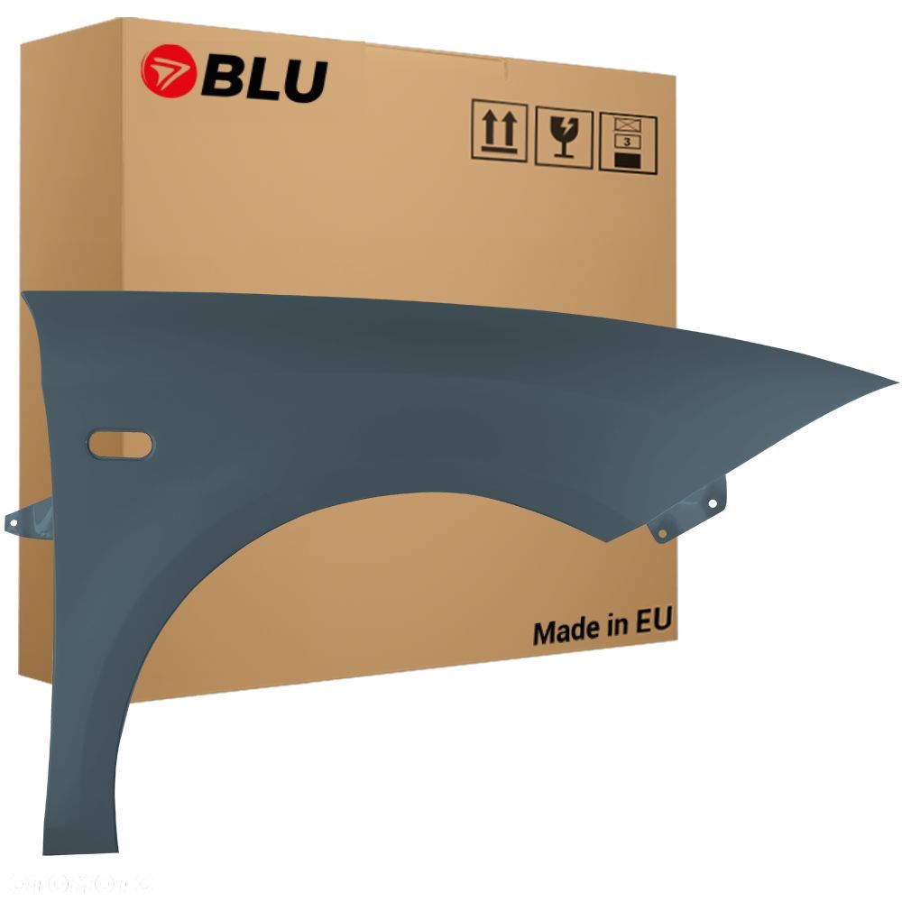 BLU Błotnik SEAT LEON II 2 1P1 LX7Z prawy przód srebrny 2005-2012 DelphinGrau - 1