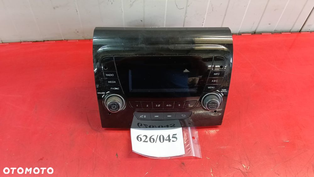 RADIO FIAT DUCATO JUMPER BOXER KOD 14- 07356825980 NO 626/045 - 1