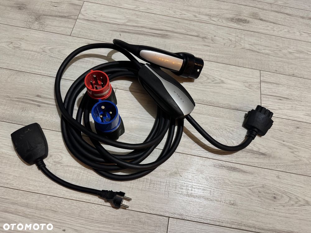 Kabel do Ładowania UMC 1 2 TESLA 11KW 3P 3 FAZY ZESTAW ADAPTERÓW - 1