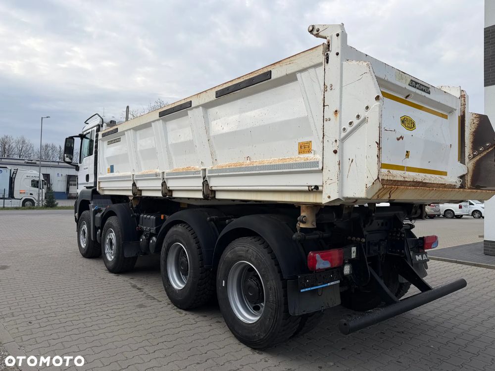 MAN TGS 35.460/8x4/MANUAL/WYWROTKA/ MEILLER KIPPER/ BORDMATIC - 8