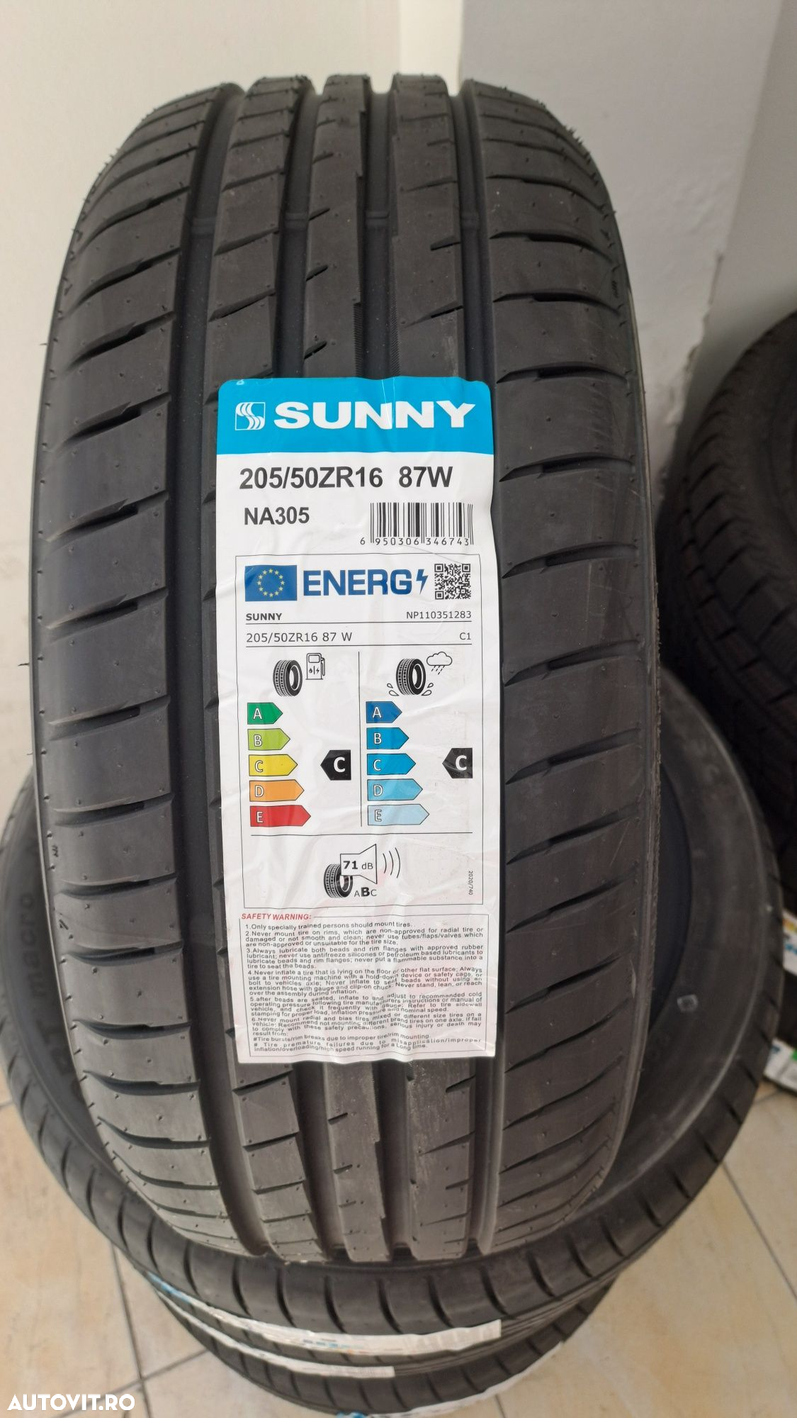 Anvelope noi vara 205 50 r16 SUNNY - 2