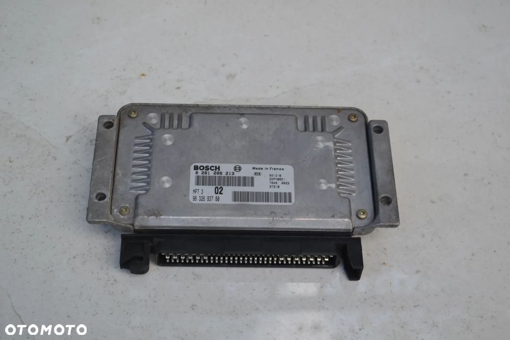 PEUGEOT 206 1,4 KOMPUTER STEROWNIK SILNIKA 9632693780 0261206213 - 1