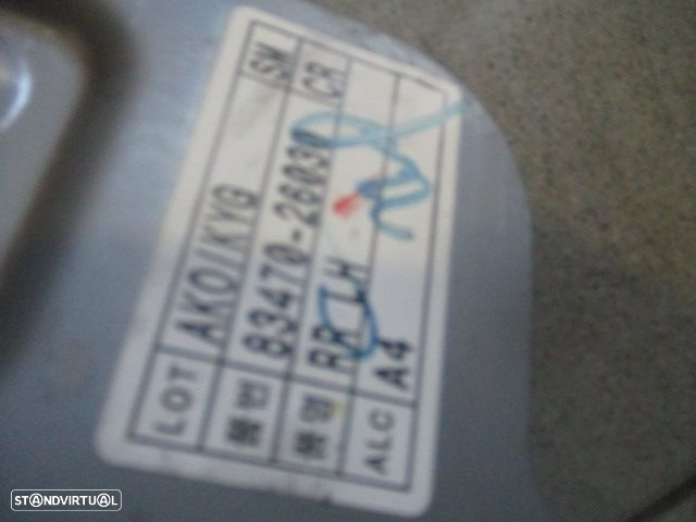Elevador Sem Motor 8347026030 HYUNDAI SANTA FE 2006 TE HYUNDAI SANTA FE I  2005 2.0CRDI 16V TURBO  125CV 5P PRETO TE - 2