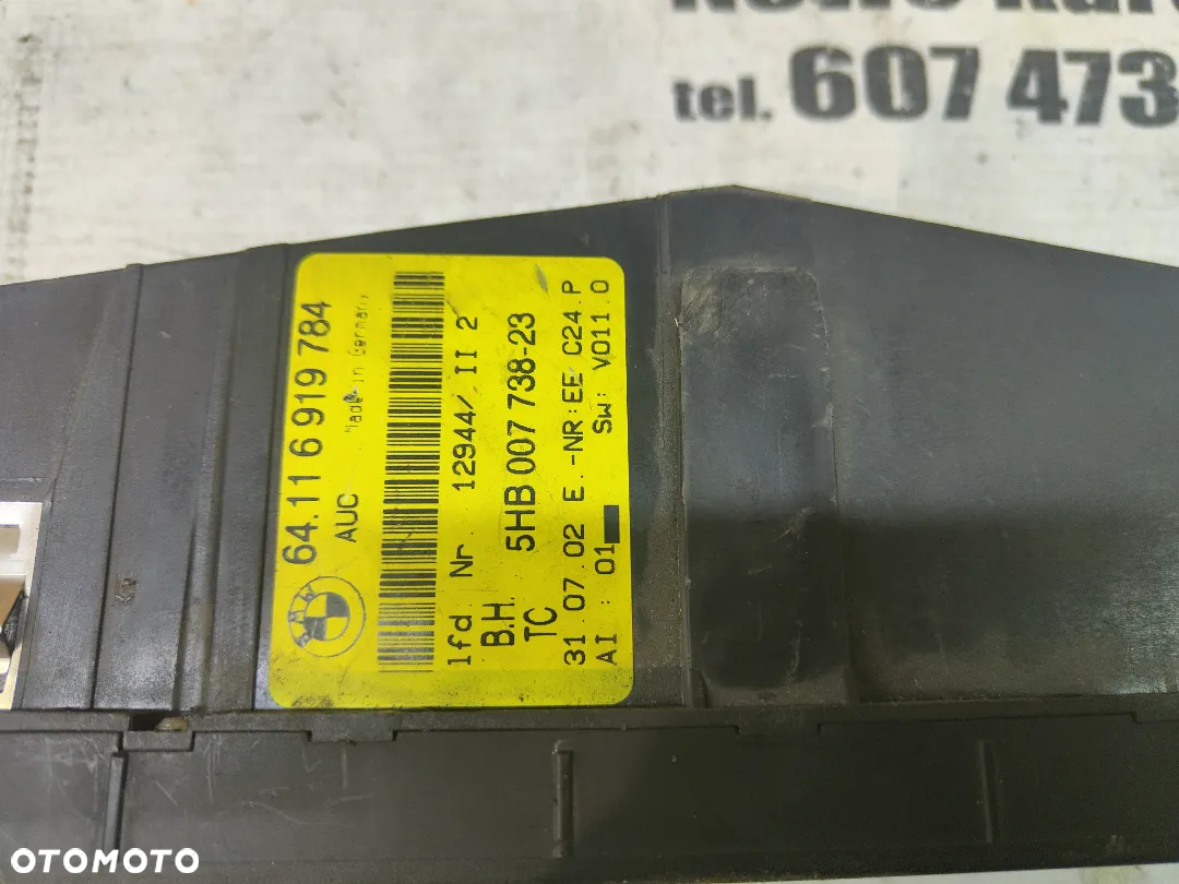 BMW E46 Panel klimatyzacji 6939774 6919784 - 3
