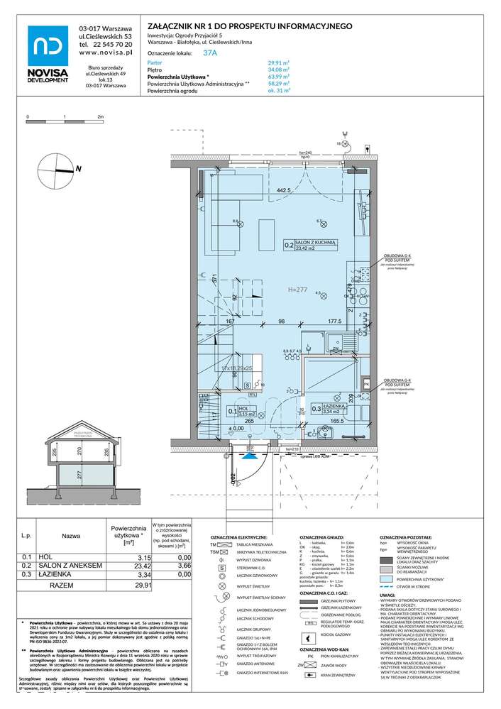 3-pokojowy dom 63m2 + ogródek Bezpośrednio - Pełny obrazek: 2/8