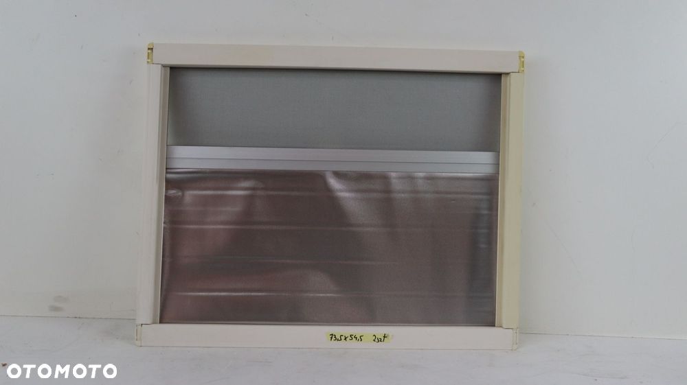 KAMPER PRZYCZEPA KEMPINGOWA MOSKITIERA ROLETA OKNA 73,5 CM X 54,5 CM - 1