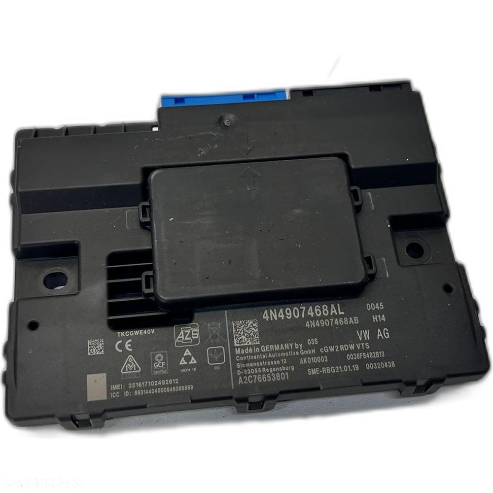 MODUŁ STEROWNIK GATEWAY AUDI A6 C8 4N4907468AL - 1