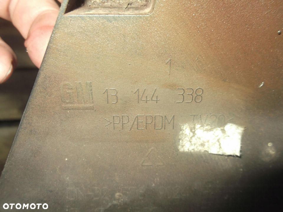 ZAFIRA B OSŁONA PŁYTA WZMOCNIENIE ZDERZAKA PRZÓD - 3