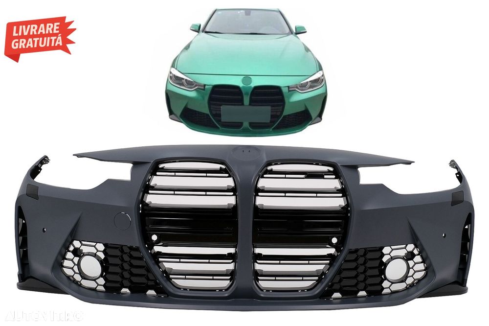 Bara Fata BMW Seria 3 F30 F31 Non LCI LCI (2011-2018) Conversie catre G80 M3 Desig- livrare gratuita - 15