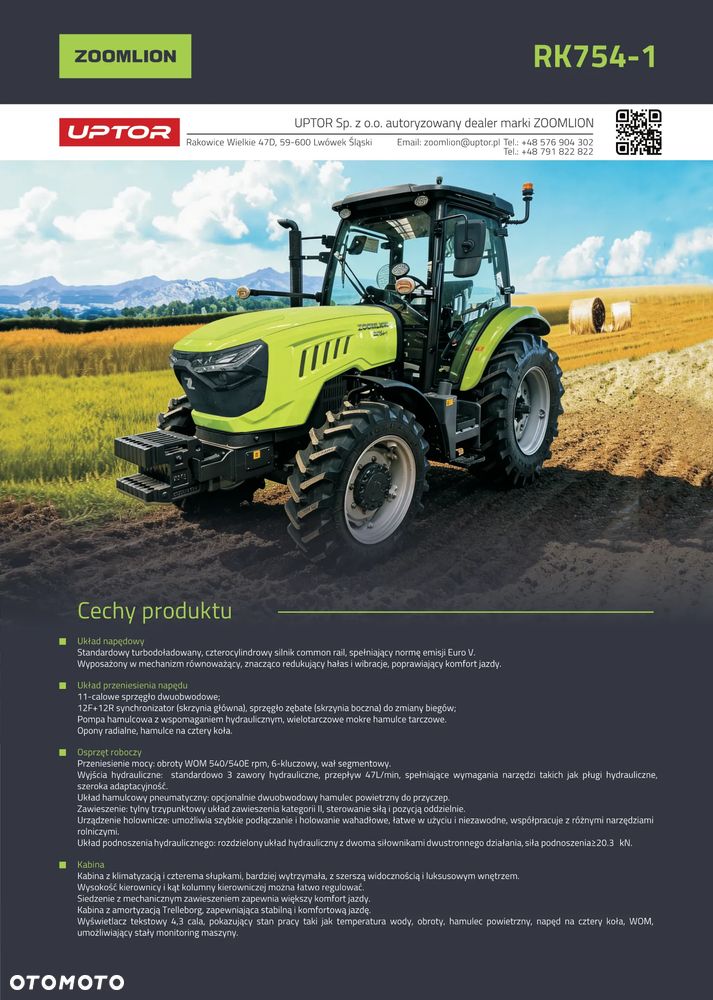 Inny ZOOMLION RK754-C2 - 2