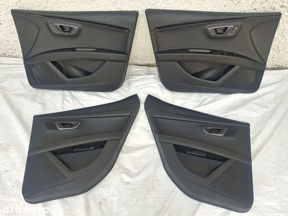 Seat Leon 5F FR Fotele Kanapa Komplet SKÓRA ALCANTARA BOCZKI DRZWI - 15