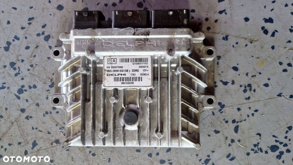 CITROEN C5 III 2.0 HDI STEROWNIK SILNIKA 9666375980 - 1