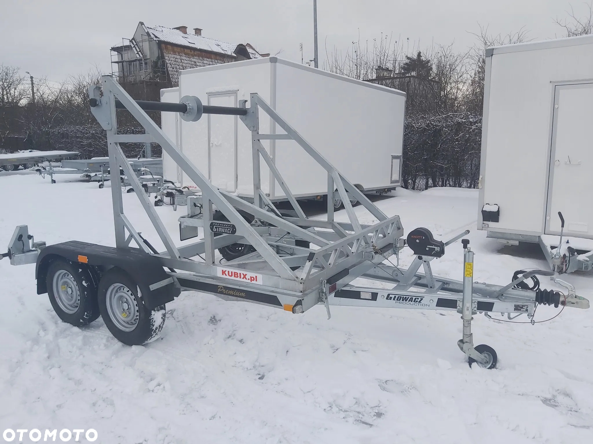 Głowacz Bardzo mocna przyczepa kablowa 270x170 dwuosiowa DMC 2700kg - 16