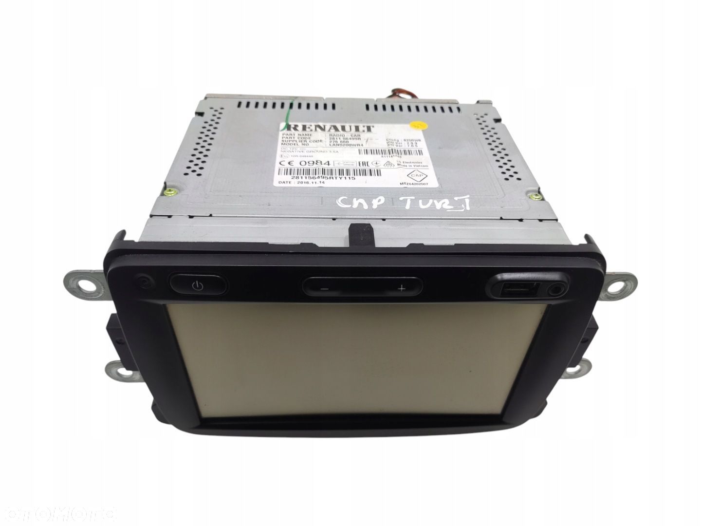 FABRYCZNE RADIO NAWIGACJA WYŚWIETLACZ RENAULT CAPTUR I 2811566495R 2013-16 - 1